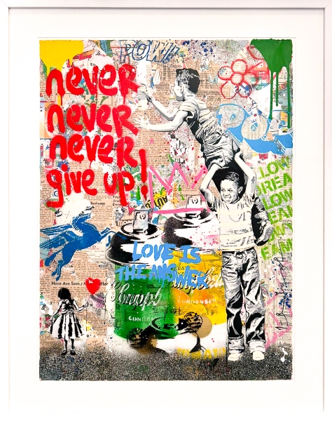 MR BRAINWASH - Never, Never Give Up! - P116631